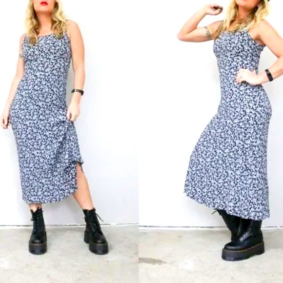 Rabbit Rabbit Rabbit | Dresses | Y2k Rabbit Rabbit Rabbit Floral Maxi ...